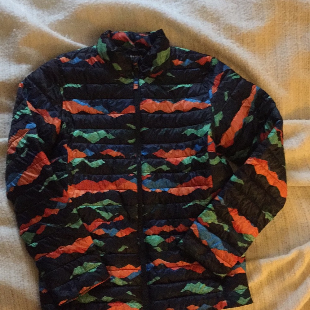 Lands End boys multi colored winter jacket